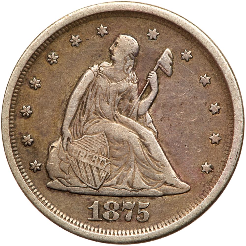 1875-S-20c-Seated-Liberty-Twenty-Cent-Silver-#3